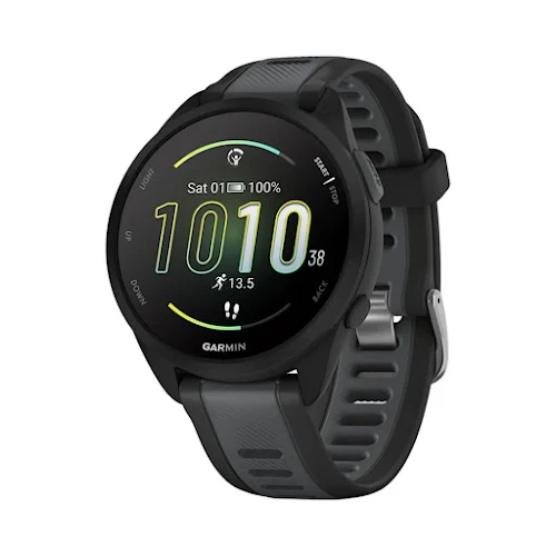 Đồng hồ Garmin Forerunner 165, GPS, Đen/Slate, SEA/KOR (010-02863-A0)