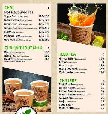 Tea Post menu 