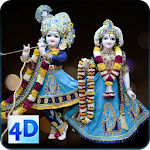 Cover Image of डाउनलोड 4D Radha Krishna Murti Darshan Live Wallpaper 7.1 APK