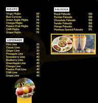 Monkeys Cafe menu 1