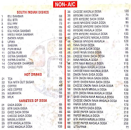 Hotel Guru Kripa menu 6