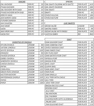 Pushti Tushti menu 4