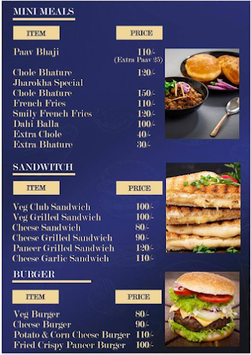 Jharokha Multi Cuisine Restaurant menu 