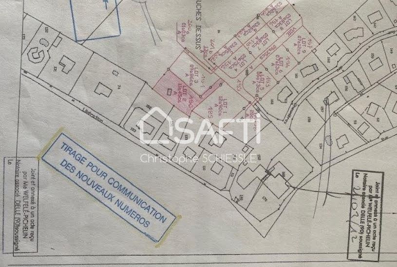  Vente Terrain à bâtir - 1 145m² à Boron (90100) 