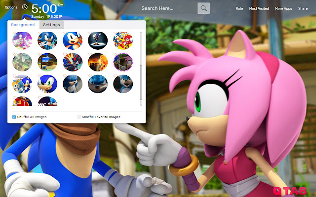 Sonic The Hedgehog HD Wallpapers New Tab