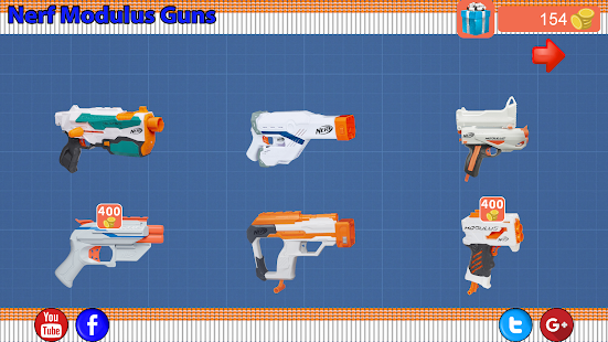 Nerf Modulus Guns 1.2 APK + Mod (المال غير محدود) إلى عن على ذكري المظهر