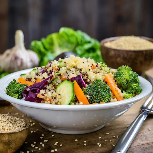 Quinoa & Mixed Veggies Salad