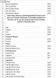 Flavours Of Kerala menu 2