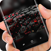 Black 3D Curve Keyboard  Icon