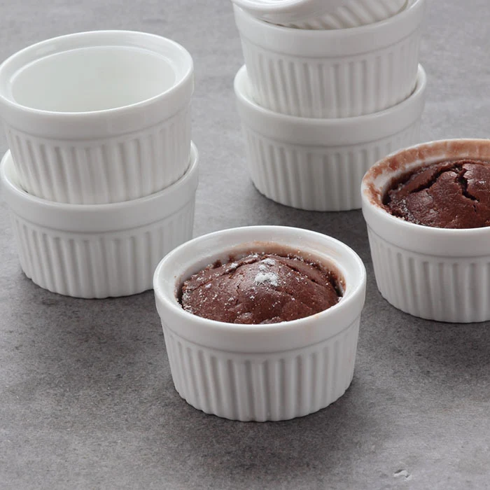 Ceramic Heat Resistant Souffle Baking Bowl for perfect results. Bake delicious souffles with this durable and easy-to-us