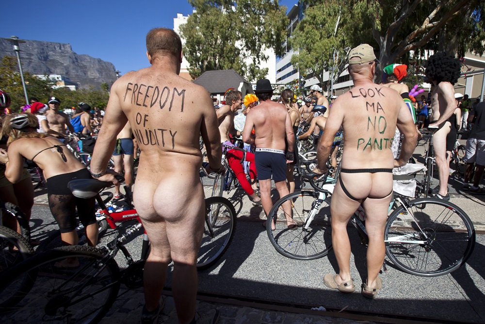 Bottoms up — Cape Town celebrates Naked Bike Ride