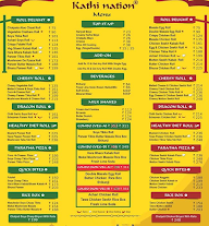 Kathi Nation menu 1