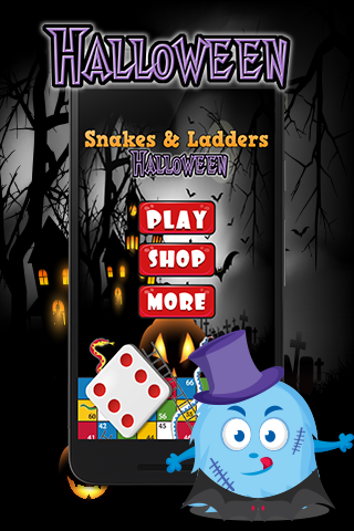 Android application Snakes Ladders Halloween screenshort