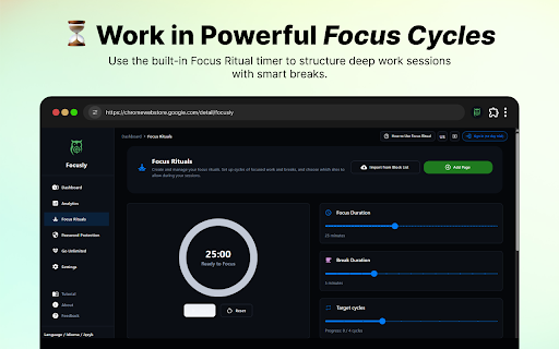 Focusly – Block YouTube Creators, Shorts & Distracting Websites screenshot 5