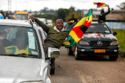 A protest in Zimbabwe shortly before President Robert Mugabe stood down in 2017