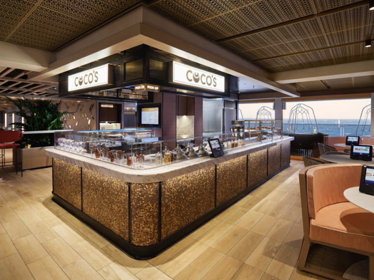 Coco's in the Indulge Food Hall offers chocolate temptations, including truffles, ice cream, pralines and much more.