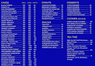 Souffle Cake Shop menu 2