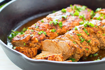 Roasted Chili Lime Pork Tenderloin