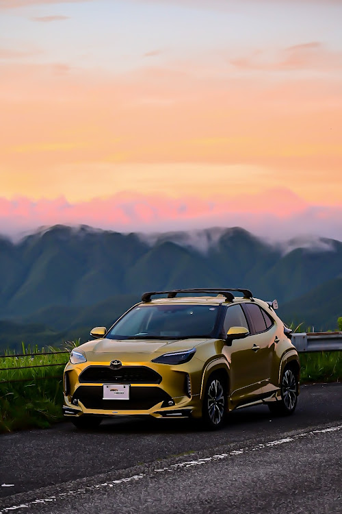 ヤリスクロスの梅雨・梅雨の晴れ間・ドライブ・#車に関するカスタム事例の投稿画像1枚目