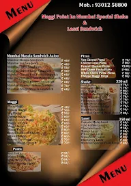 Maggi Point menu 1