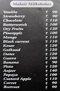 Malai Wala menu 1