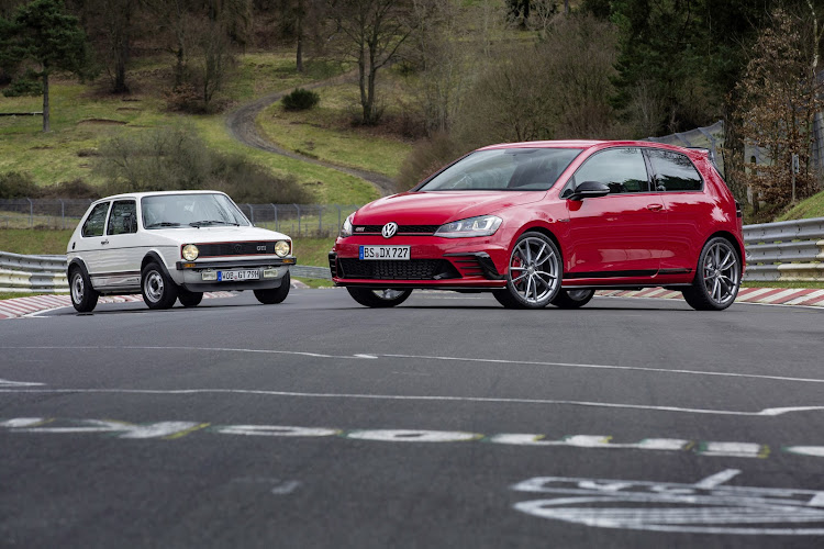 The original Golf GTI meets the iconic Golf GTI Clubsport S