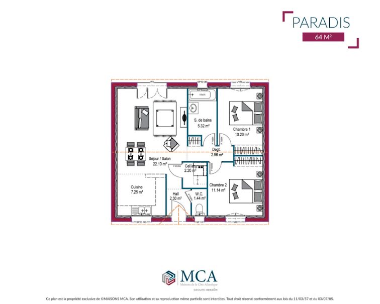 Vente maison neuve 6 pièces 101 m² à Sadirac (33670), 294 194 €