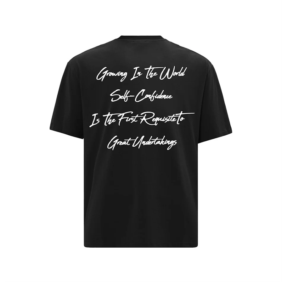 Creatieve heren T-shirt met korte mouwen en letterprint, ideaal voor een trendy look. Comfortabel en stijlvol, perfect om je persoonlijke stijl te laten zien.