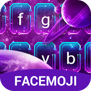 Purple Galaxy Emoji Keyboard for Android  Icon