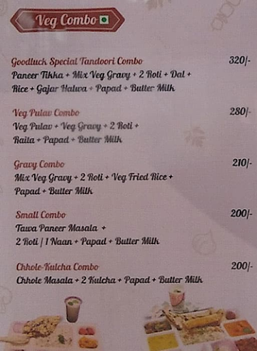 Chota Bite By Cafe Good Luck menu 