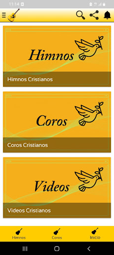 Screenshot Himnario Cristiano Evangelico