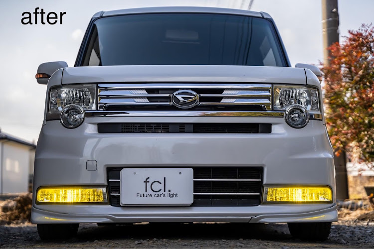 ムーヴコンテカスタムのfcl・fclカラーチェンジLED・エフシーエル・モニタに関するカスタム事例の投稿画像4枚目