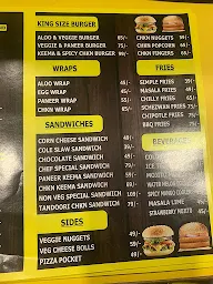 The Burgerz Town menu 2