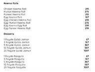 Royale Rolls menu 2