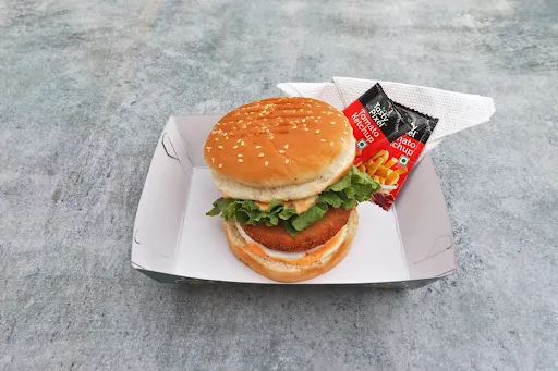 CrIspy Veg Tikki Burger