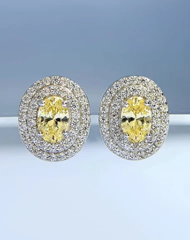 Diamond Classic oorstekers. Tijdloz - 1