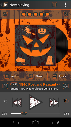 Halloween PlayerPro theme