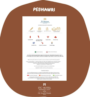 Peshawri menu 