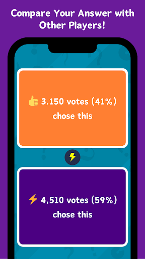 Screenshot Would You Rather? Trivia Game