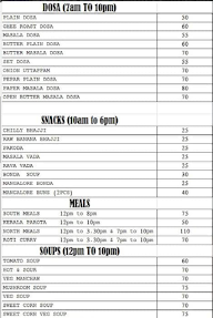 Udupi Gardenia Veg menu 2