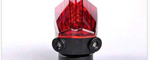 Title 5, Parallel Line Safety Warning Bicycle Tail Light...