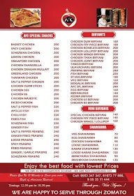 Amaravathi Food Court menu 1