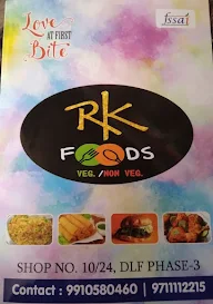 R.K. Foods menu 2