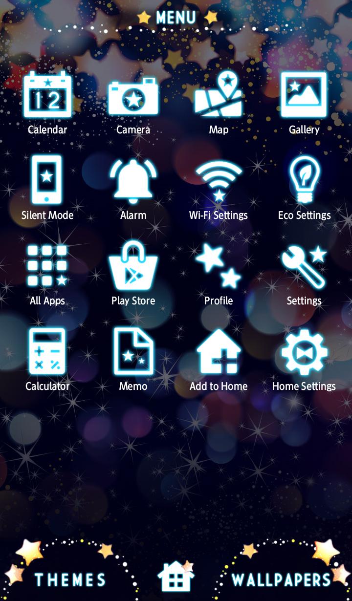 Sparkle +HOME Theme Screen 2