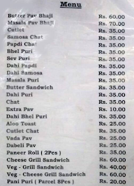 Maharaja Tiffins And Chat menu 2