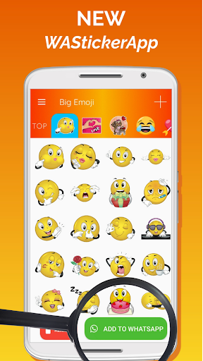 Screenshot Big Emoji sticker for WhatsApp