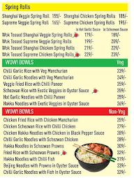 Wow! China By Wow! Momo menu 3