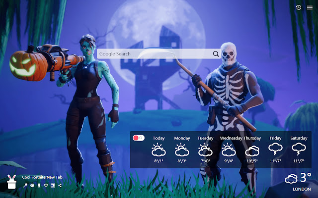 Coole Fortnite New Tab, Aangepaste Wallpapers HD