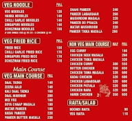 Punjabi Chulla menu 2