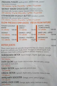 Lean 21 Cafe menu 4